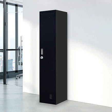 One-Door Office Gym Shed Clothing Locker Cabinet Furniture Kings Warehouse 