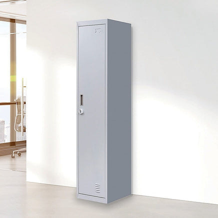 One-Door Office Gym Shed Clothing Locker Cabinet Furniture Kings Warehouse 