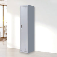 One-Door Office Gym Shed Clothing Locker Cabinet Furniture Kings Warehouse 