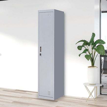 One-Door Office Gym Shed Clothing Locker Cabinet Furniture Kings Warehouse 