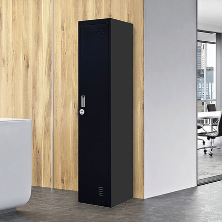 One-Door Office Gym Shed Clothing Locker Cabinet Furniture Kings Warehouse 