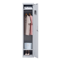 One-Door Office Gym Shed Clothing Locker Cabinet Furniture Kings Warehouse 