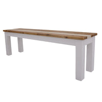 Orville Dining Bench 170cm Solid Acacia Wood Home Dinner Furniture - Multi Color Kings Warehouse 