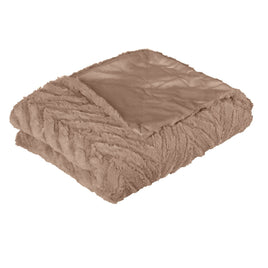 Ottawa Plush Faux Fur Throw Rug Champagne Home & Garden Kings Warehouse 