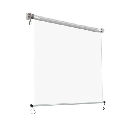 Outdoor Blind Roll Down Awning Canopy Shade Retractable Window 1.4X2.4M Black Friday Pre-Party Kings Warehouse 