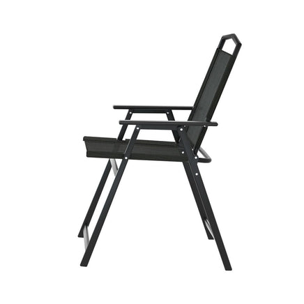 Outdoor Chairs Portable Folding Camping Chair Steel Patio Furniture Furniture Kings Warehouse 