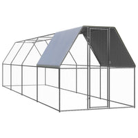Outdoor Chicken Cage 2x2x2 m Galvanised Steel Kings Warehouse 