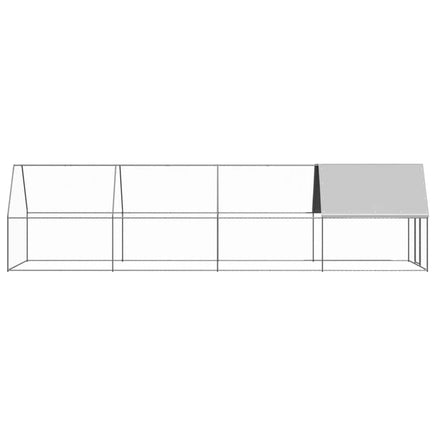 Outdoor Chicken Cage 2x2x2 m Galvanised Steel Kings Warehouse 