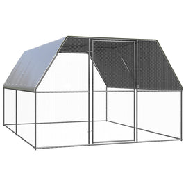 Outdoor Chicken Cage 3x4x2 m Galvanised Steel Kings Warehouse 
