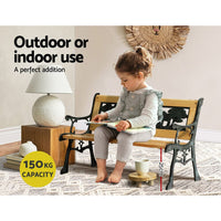 Outdoor Children Garden Bench Kids Furniture Wood Park Lounge Seat Kings Warehouse 