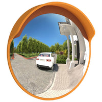 Outdoor Convex Traffic Mirror Orange 30 cm Polycarbonate Kings Warehouse 