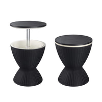 Outdoor Cool Bar Ice Cooler Table Black Kings Warehouse 