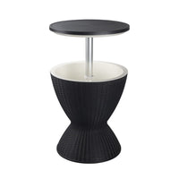 Outdoor Cool Bar Ice Cooler Table Black Kings Warehouse 