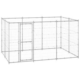 Outdoor Dog Kennel Galvanised Steel 7.26 m² Kings Warehouse 