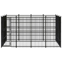 Outdoor Dog Kennel Steel 11.06 m² Kings Warehouse 