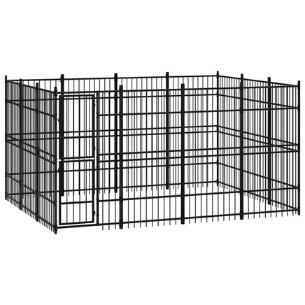 Outdoor Dog Kennel Steel 11.06 m² Kings Warehouse 