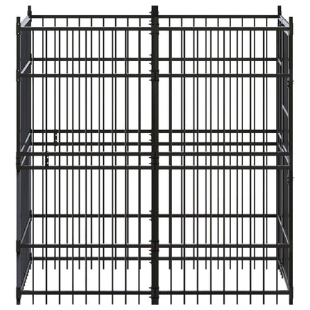 Outdoor Dog Kennel Steel 1.84 m² Kings Warehouse 