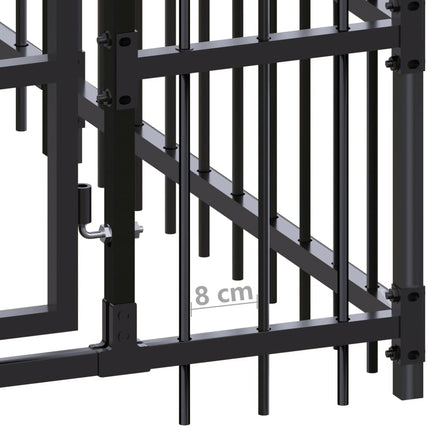 Outdoor Dog Kennel Steel 33.18 m² Kings Warehouse 