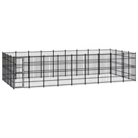 Outdoor Dog Kennel Steel 33.18 m² Kings Warehouse 