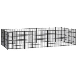 Outdoor Dog Kennel Steel 33.18 m² Kings Warehouse 