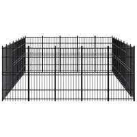 Outdoor Dog Kennel Steel 36.86 m² Kings Warehouse 
