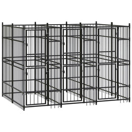 Outdoor Dog Kennel Steel 5.53 m² Kings Warehouse 