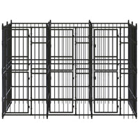 Outdoor Dog Kennel Steel 5.53 m² Kings Warehouse 