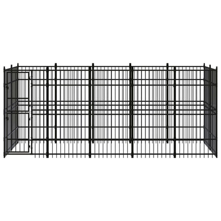 Outdoor Dog Kennel Steel 9.22 m² Kings Warehouse 
