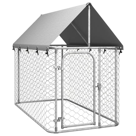 Outdoor Dog Kennel with Roof 200x100x150 cm BestSellers Kings Warehouse 