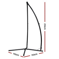 Outdoor Hammock A Shape Steel Frame Summer Sale Kings Warehouse 