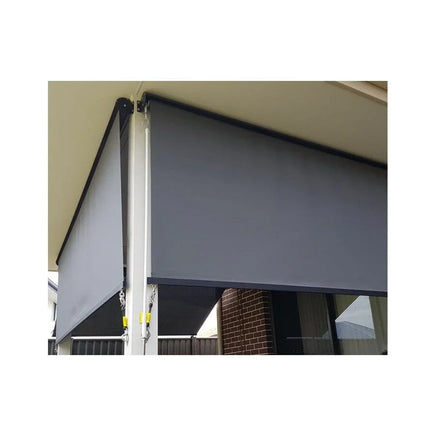 Outdoor Roller Blind Sun Screen Awning With Aluminium Hood 1.8, Home & Garden Kings Warehouse 