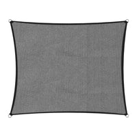 Outdoor Sun Shade Sail Canopy Grey Rectangle 8 x 5M Kings Warehouse 