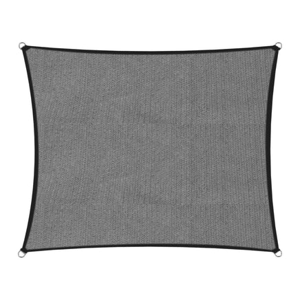 Outdoor Sun Shade Sail Canopy Grey Rectangle 8 x 5M Kings Warehouse 