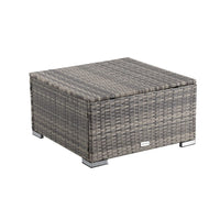 Outdoor wicker ottoman in Grey Kings Warehouse 