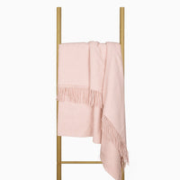 Oxford Throw - Merino Wool Blend - Blush Kings Warehouse 