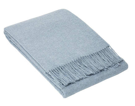 Oxford Throw - Merino Wool Blend - Sky Blue Kings Warehouse 