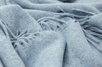 Oxford Throw - Merino Wool Blend - Sky Blue Kings Warehouse 