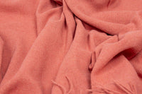 Paddington Throw - Fine Wool Blend - Peach Kings Warehouse 