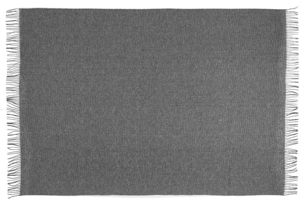 Paddington Throw - Fine Wool Blend - Slate Kings Warehouse 