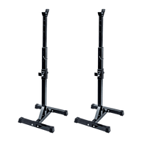 Pair of Adjustable Squat Rack Sturdy Steel Barbell Bench Press Stands GYM/HOME