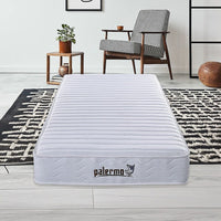 Palermo Contour 20cm Encased Coil King Single Mattress CertiPUR-US Certified Foam Furniture Kings Warehouse 