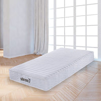 Palermo Contour 20cm Encased Coil Single Mattress CertiPUR-US Certified Foam Furniture Kings Warehouse 