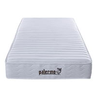 Palermo Contour 20cm Encased Coil Single Mattress CertiPUR-US Certified Foam Kings Warehouse 
