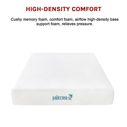 Palermo Double 25cm Gel Memory Foam Mattress - Dual-Layered - CertiPUR-US Certified Furniture Kings Warehouse 