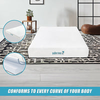 Palermo Double 25cm Gel Memory Foam Mattress - Dual-Layered - CertiPUR-US Certified Furniture Kings Warehouse 