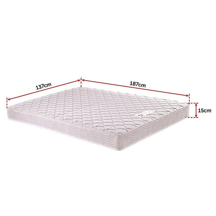 PALERMO Double Bed Mattress Furniture Kings Warehouse 