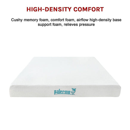 Palermo Double Mattress Memory Foam Green Tea Infused CertiPUR Approved Furniture Kings Warehouse 