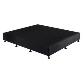 Palermo King Ensemble Bed Base Midnight Black Linen Fabric Furniture Kings Warehouse 