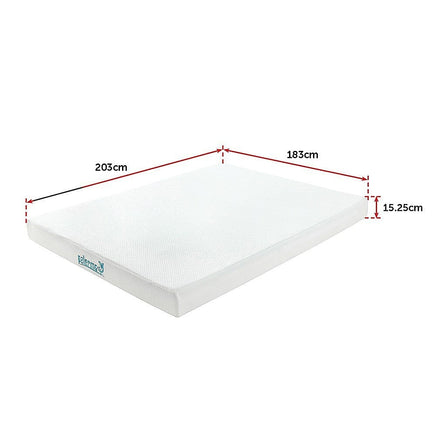 Palermo King Mattress Memory Foam Green Tea Infused CertiPUR Approved Furniture Kings Warehouse 
