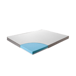 Palermo King Memory Foam Mattress Topper Cooling Gel Infused CertiPUR Approved Furniture Kings Warehouse 